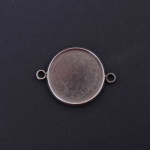 Karkötő alap két füllel, 20 mm rozsdamentes acél - 5 db
