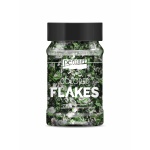 Színes fólia pehely min. 1 g, zöld - ezüst