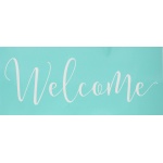 Szita-stencil 370 x 150 mm, Welcome