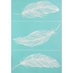 Szita-stencil 205 x 295 mm, tollak