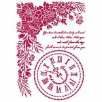 Stencil G méret 21 x 29,7 cm - Romantika óra