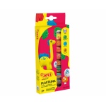 PLASTILINA gyurma (10x15g), 10 szín
