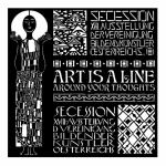 Vastag stencil cm 18X18 - Klimt Art Nouveau