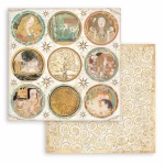 Scrapbooking papír két oldalas - Klimt körminták