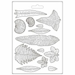 Lágy PVC nyomóforma A5 - Romantic Garden House leaves