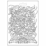 Lágy PVC nyomóforma A5 - Romantic Garden House calligraphy