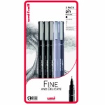 UNI PIN 5 darabos rajzmarker készlet "Fine and Delicate"