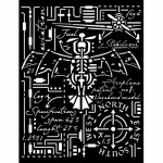 Vastag stencil cm 20X25 - Sir Vagabond Aviator repülő