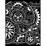 Vastag stencil cm 20X25 - Sir Vagabond Aviator iránytű