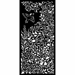 Vastag stencil cm 12X25 - Garden of Promises madarak