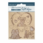 Chipboard cm 14x14 - You and me Save the date