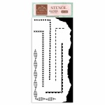 Vastag stencil cm 12X25 - Create Happiness - keretek 2