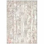 A4 rizspapír csom. - Sweet winter wood pattern