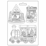 Öntőforma A5 - Train Santa Claus