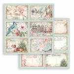 Scrapbooking kétoldalas papír - Sweet winter cards