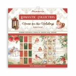 Scrapbooking tömb 10 lap 30,5x30,5 cm - Romantic Home for the holidays