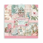 Scrapbooking tömb 10 lap 30,5x30,5 cm - Sweet winter