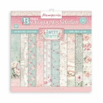 Scrapbooking tömb 10 lap 30,5x30,5 cm Maxi Background selection - Sweet winter