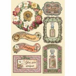 Színes fafigura A5 - Rose Parfum