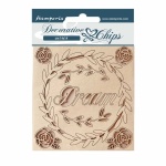 Chipboard cm 14x14 - Rose Parfum dream
