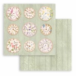 Scrapbooking kétoldalas papír - Create Happiness Welcome Home clocks