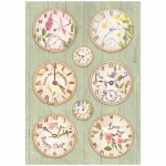 A4 Rizspapír csom. - Create Happiness Welcome Home clocks