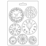 Lágy PVC öntőforma A5 - Create Happiness Welcome Home, clocks