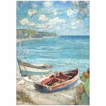 A4 rizspapír csom. - Blue Dream boats