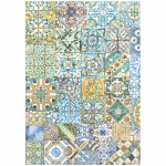 A4 rizspapír csom. - Blue Dream tiles