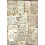 A4 rizspapír csom. - Vintage Library book pages