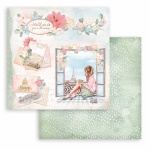 Scrapbooking kétoldalas papír - Create Happiness Oh lá lá window