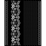 Vastag stencil cm 20x25 - Sunflower Art borders and lace