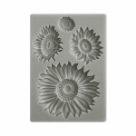 Szilikon nyomóforma A6 - Sunflower Art sunflowers