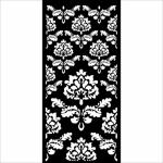 Vastag stencil cm 12X25 - Wallpaper