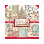 Scrapbooking tömb 10 lap cm 20,3X20,3 (8"X8") - Christmas Greetings