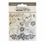 Chipboard cm 14x14 - Magic time