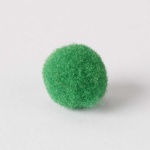 Zsenília pompon 1 cm, 100 db / csomag - sötétzöld