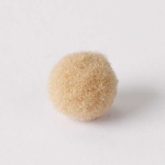 Zsenília pompon 1 cm, 100 db / csomag - világosbarna