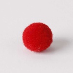 Zsenília pompon 2 cm, 100 db / csomag - piros
