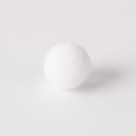 Zsenília pompon 2 cm, 100 db / csomag - fehér
