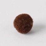 Zsenília pompon 2 cm, 100 db / csomag - sötétbarna
