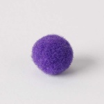 Zsenília pompon 2 cm, 100 db / csomag - sötétlila