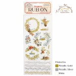 Rub-on cm 10,16x21,6 - Create Happiness Christmas garlands