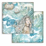 Scrapbooking kétoldalas papír - Songs of the Sea mermaid