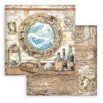 Scrapbooking kétoldalas papír - Songs of the Sea portholes