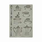 Szilikon öntőforma A5 - Coffee and Chocolate cups