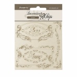 Chipboard cm 14x14 - Coffee and Chocolate Love Happy frames