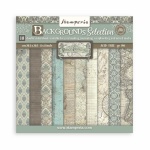 Scrapbooking kis tömb 10 lap cm 20,3X20,3 (8"X8") Backgrounds Selection - Voyages Fantastiques