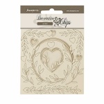 Chipboard cm 14x14 - Romance Forever hearts