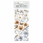 Rub-on cm 10,16x21,6 - Create Happiness Secret Diary flowers and birds